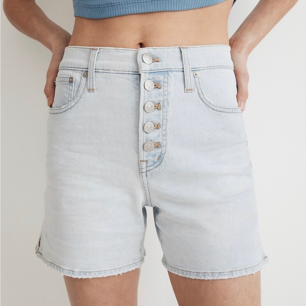 NWT Madewell Perfect Jean Short Mid-length W 24